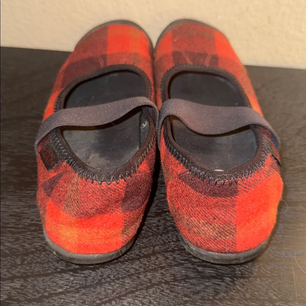 KEEN Women’s Sienna Mary Jane Plaid Canvas Shoes Size 8 - Picture 5 of 6